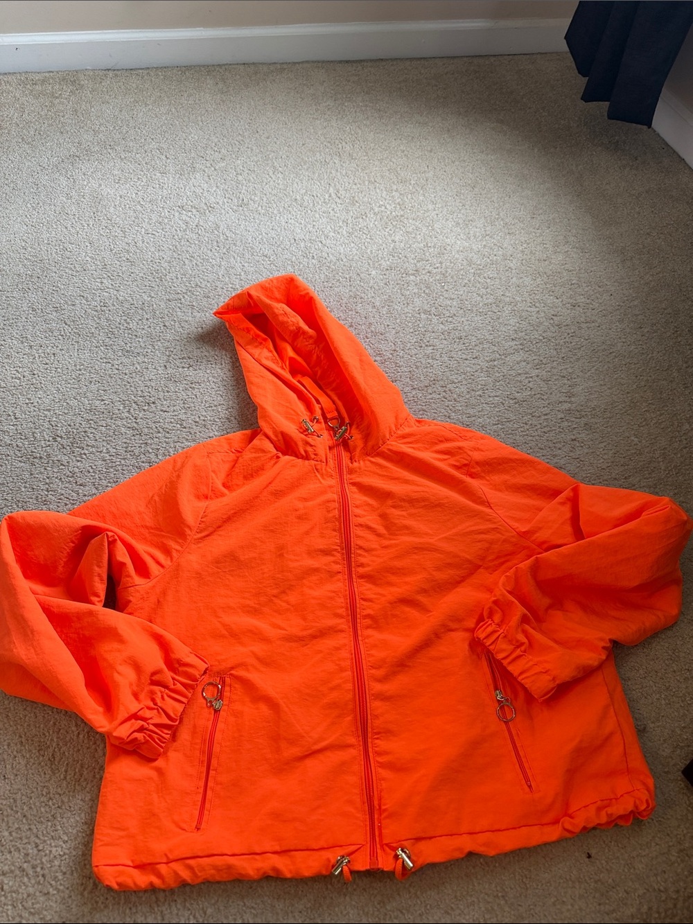 Ashley By 26 International Bright Orange Utility Jacket - Picture 2 of 2